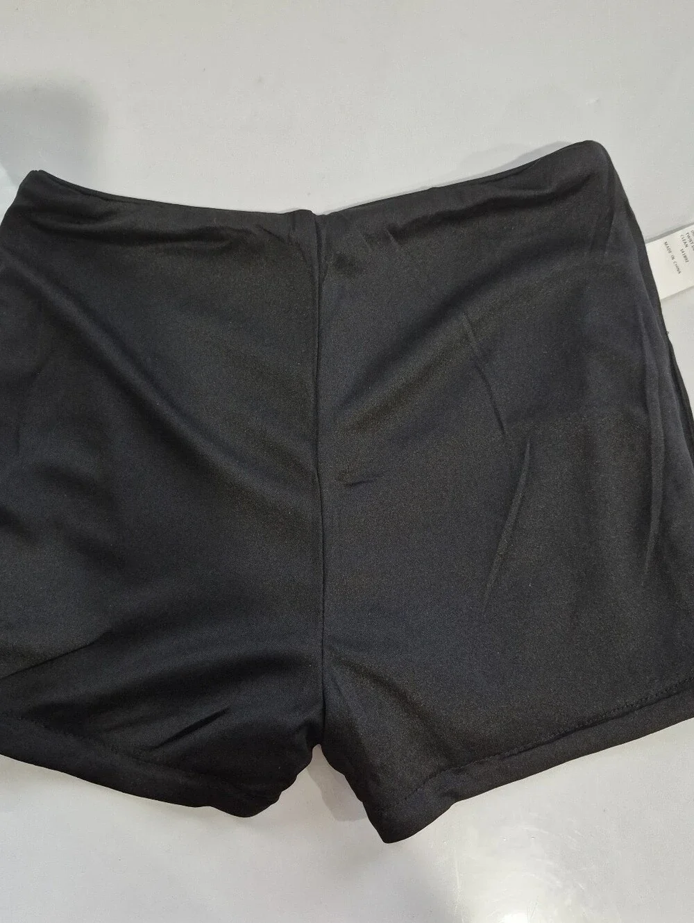 Sequin Leopard Print High-Waist Women’s Shorts - Black & Gold Size Small